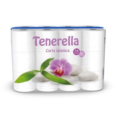 Papír toaletní Tenerella Soft, 2vrstvý, 24 rolí  (1686700225)