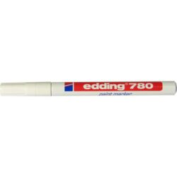 Popisovač Edding  - 780  bílý   ( slabý )