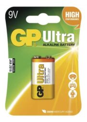 Baterie alkalická GP  9V, 6LF22 - baterie 9V (6LF22) • nenabíjecí • napětí 9 V • alkalická • vhodná do RC modelů, hraček, detektorů, alarmů
