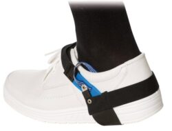 ESD -  Pásek na boty pod patu - Barva modrá/černá. Zapínání na suchý zip.